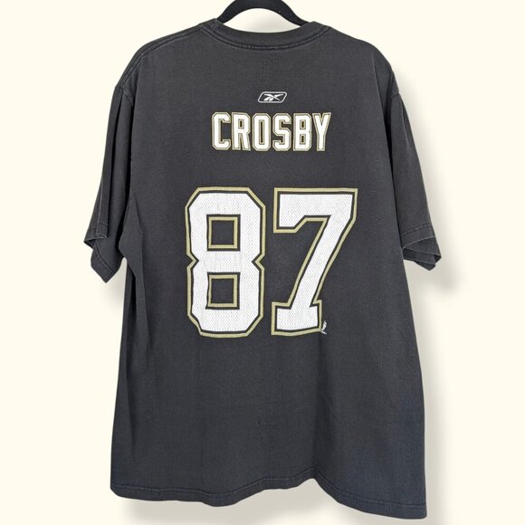 (2/$20) Reebok Crosby Penguins Tee - Picture 1 of 5